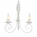 elevenpast Chandelier 3 Light Fossil White Classic Metal Chandelier – 5 Light | 3 Light CH3901/3 FOSSIL WHITE 6007226046816