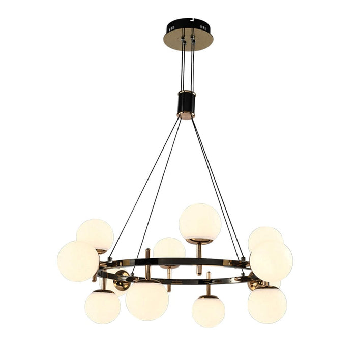 elevenpast Chandelier Spheroid Metal and Plastic Chandelier | Gun Metal CH397/12 GUN METAL 6007226083064