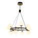 elevenpast Chandelier Spheroid Metal and Plastic Chandelier | Gun Metal CH397/12 GUN METAL 6007226083064