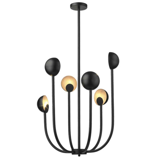elevenpast Crescent Pendant Light CH513/6 BLACK 6007226075793