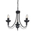 elevenpast Chandelier Black Elena Metal Chandelier Medium Black | Fossil CH523/3 BLACK 6007226062359