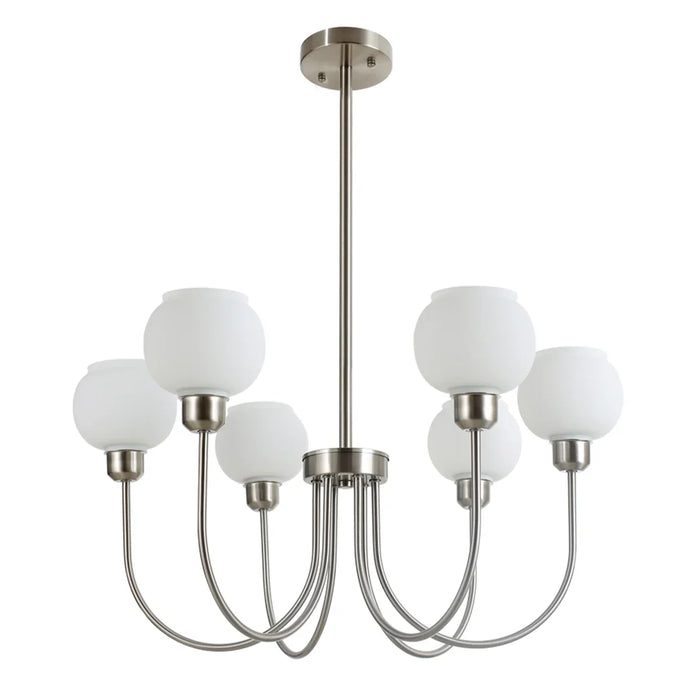 elevenpast Chandelier Lexia Satin Chrome Chandelier CH716/6 SATIN 6007226090710
