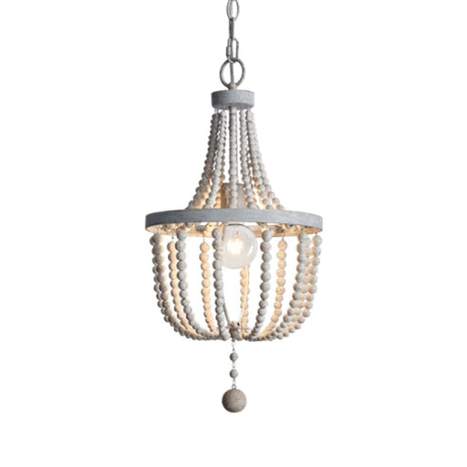 elevenpast Single Light Vintage Chandelier Light CH893/1 BEAD 6007226076868
