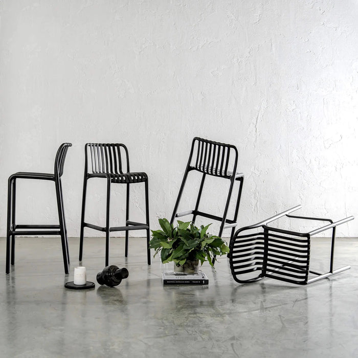 Isabella Bar / Kitchen Stool - Polypropylene Outdoor/Indoor