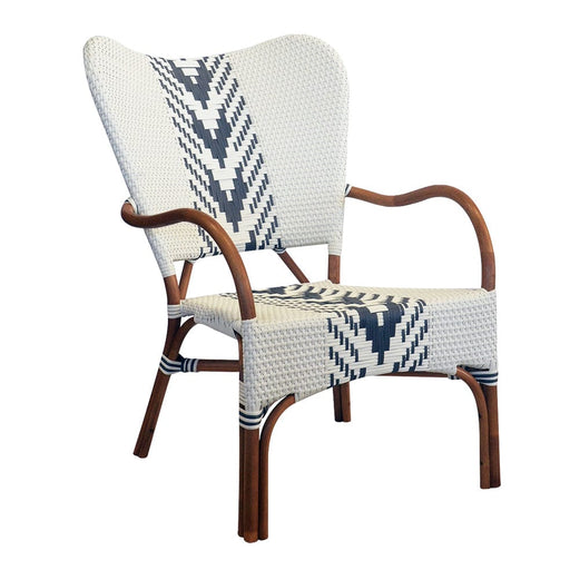 elevenpast Chairs Willis Armchair - Synthetic Rattan CHAIRWILLISWHITEGREY