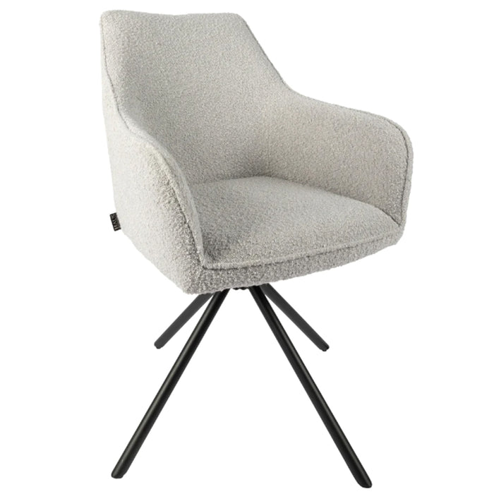 Chanel Swivel Dining Chair Four Colour Options elevenpast