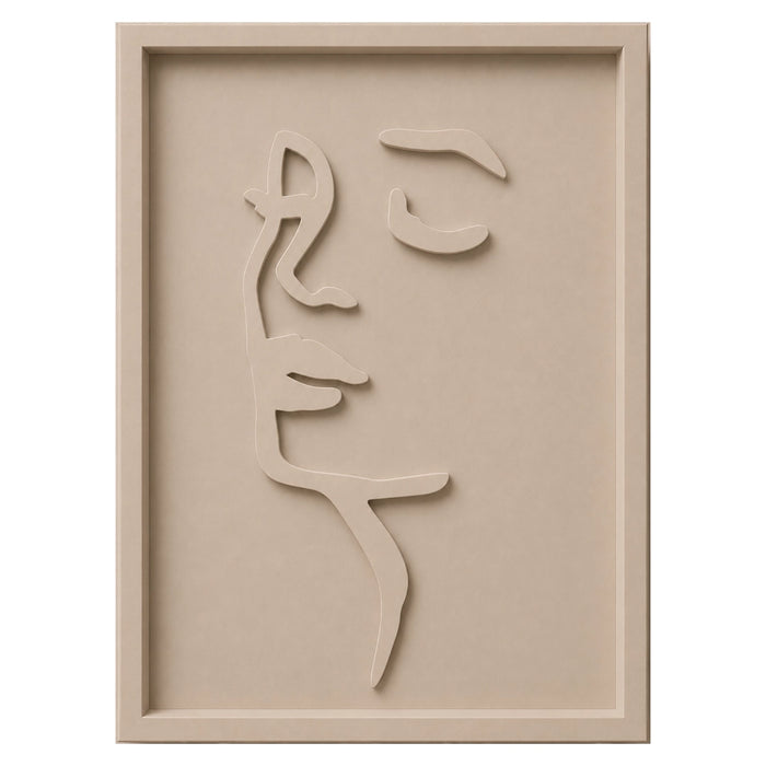 Chloe Wooden Wall Art | Stone