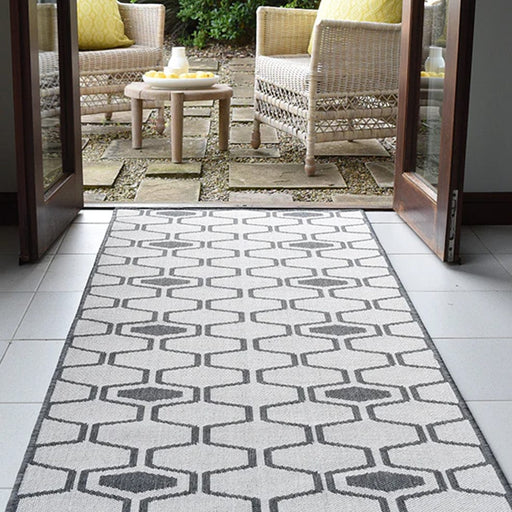 elevenpast Rug 3m x 0.8m Connection Reversible Grey Rug CONNECTIONGREYRUG3X0.8