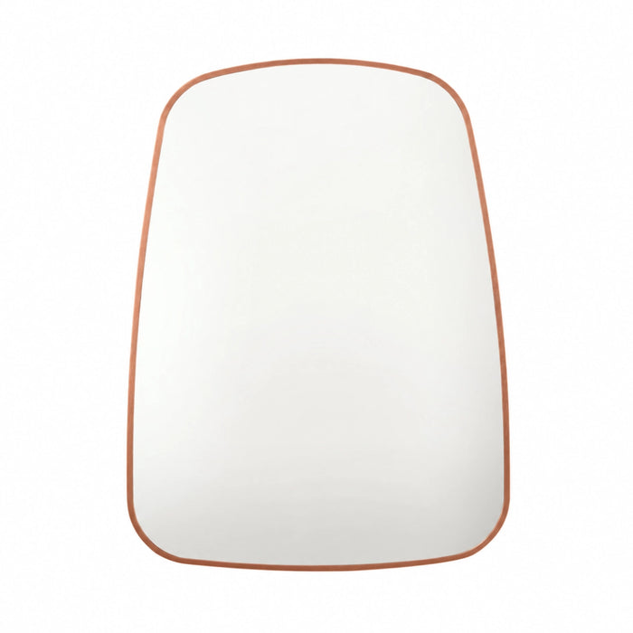 Noa Aluminium Frame Mirror - Black | Copper