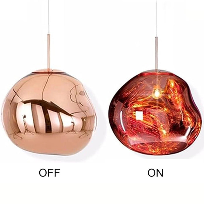 elevenpast pendant light Nebula Molten Pendant in Copper | Gold | Chrome