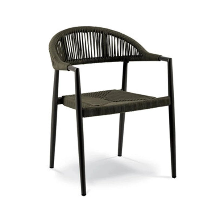 elevenpast Outdoor Chairs Olive Green Corda Armchair in Black | Anthracite | Taupe Corda_Armchair_OliveGreen