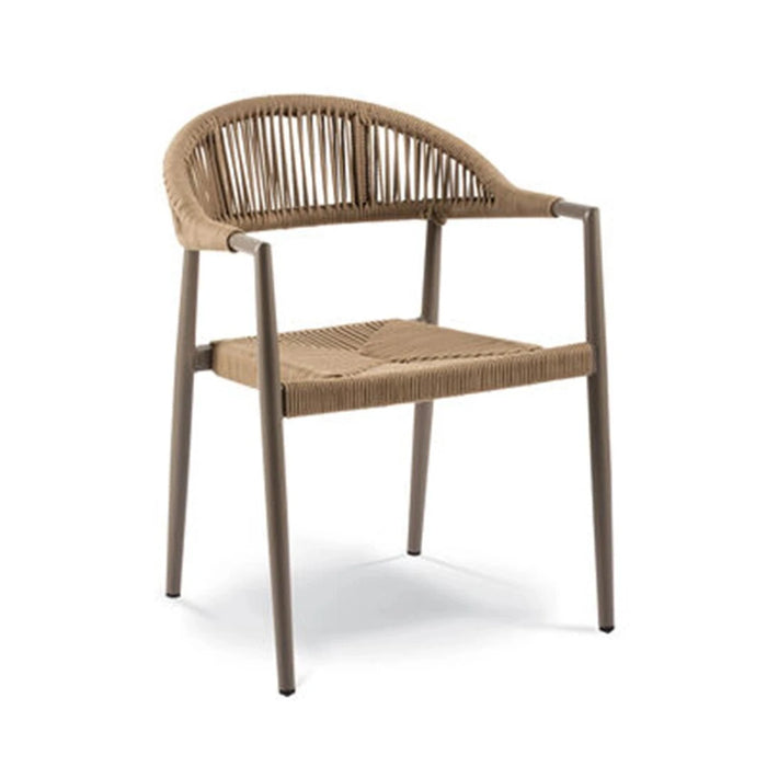 elevenpast Outdoor Chairs Taupe Corda Armchair in Black | Anthracite | Taupe Corda_Armchair_Taupe