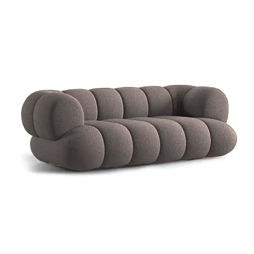 elevenpast sofa Dark Fawn / Two Seater Bubble Bouclé Two or Three Seater Sofa - Multiple Colours CordeliaPlushTwoSeaterSofaCoco-DarkFawn