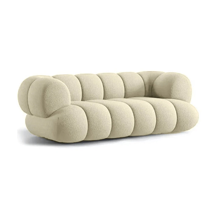 elevenpast sofa Light Stone Bubble Bouclé Two Seater Sofa - Multiple Colours CordeliaPlushTwoSeaterSofaCoco-Light Stone