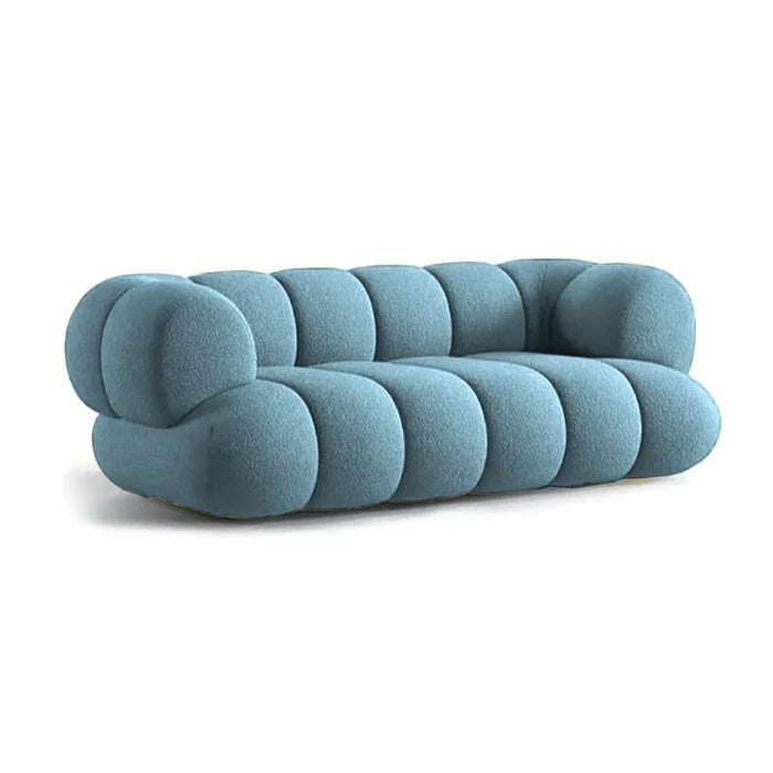 elevenpast sofa Blue Bubble Bouclé Two Seater Sofa - Multiple Colours CordeliaPlushTwoSeaterSofaCoco-Spruce