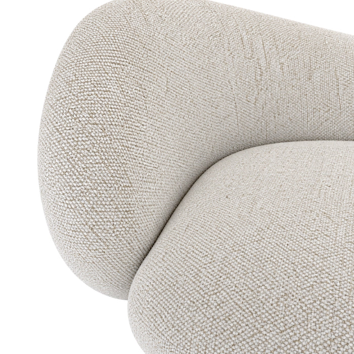 Cove Upholstered Fabric Swivel Chair