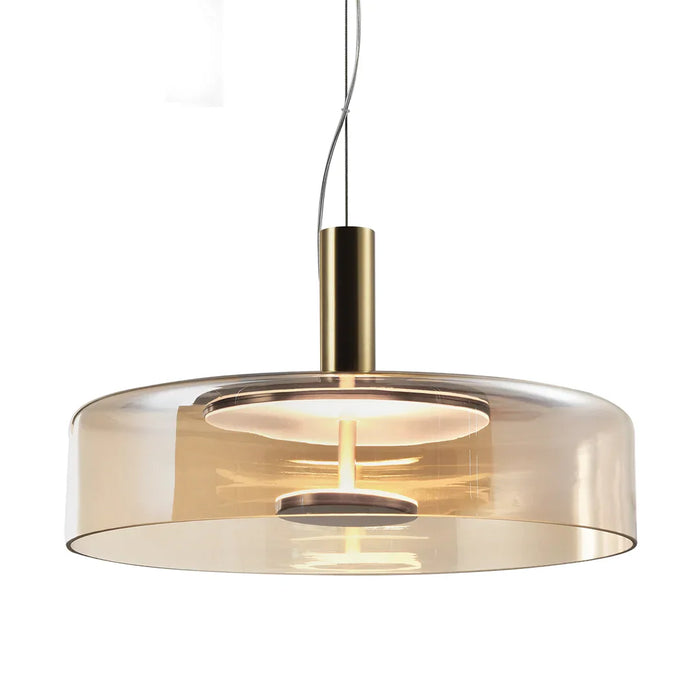 elevenpast pendant light Chroma Glass Pendant Light - Smoke | Amber