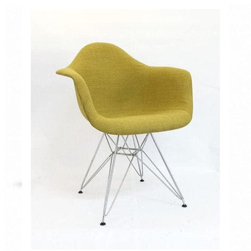 elevenpast Chairs Lime Green Replica Eames Arm Chair - Chrome CS311FCSLMEGRN