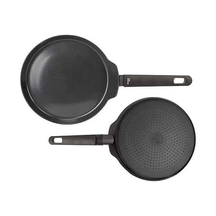 elevenpast pancake Pan Cosy and Trendy Full Black Non-Stick Pancake/Crêpe Pan 24cm CT9546900/6