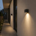 elevenpast Wall Light Modern LED Cube Outdoor Up or Down Wall Light - Various Colours