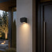 elevenpast Wall Light Modern LED Cube Outdoor Up or Down Wall Light - Various Colours