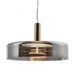 elevenpast pendant light Chroma Glass Pendant Light - Smoke | Amber