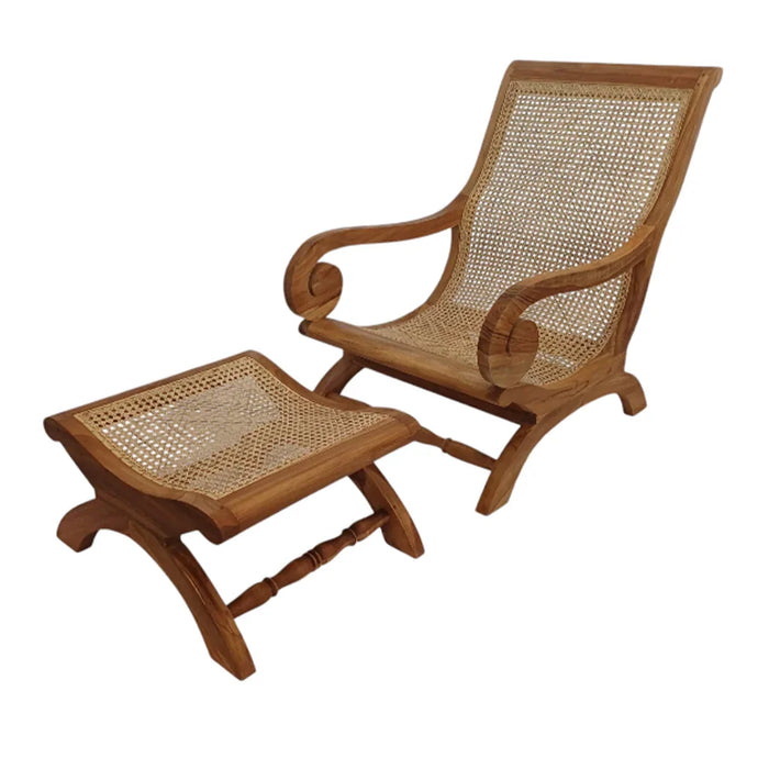 elevenpast occasional chair Layla Rattan Lazy Chair and Ottoman D/3007/RAT