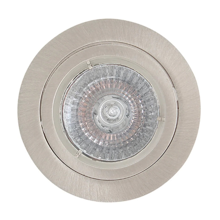 elevenpast down Light Twist Aluminium Downlight in Satin Chrome D108SC 6007328362807