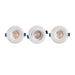 elevenpast LED Bulbs 95mm White Round LED Downlight 3 Pack - 5W Warm White D157WW 6009551804178