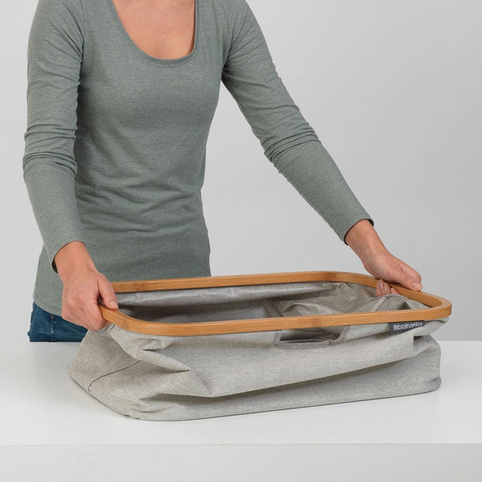 Brabantia laundry basket Foldable Laundry Basket 40L - Black | Grey