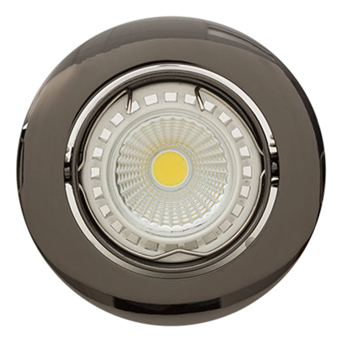 elevenpast down Light Gun Metal Tilt Curved Rim GU10 Recessed Downlight 83mm – Various Colours D62GM 6007328329916
