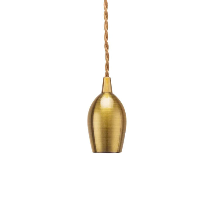 elevenpast Antique Brass Bullet Cord Pendant Light Copper | Gold | Chrome DA-KLCH-888/AB