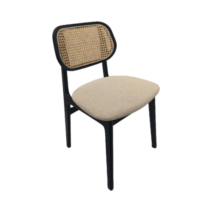 elevenpast Black Danish Dining Chair - Natural | Black DANISHDININGBLACK