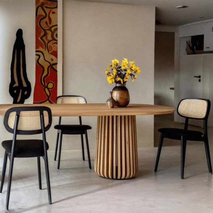 elevenpast Danish Dining Chair - Natural | Black