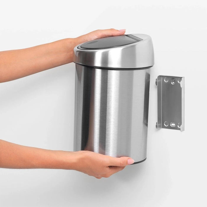 Brabantia waste bin Touch Bin 3 Litre - Matt Steel