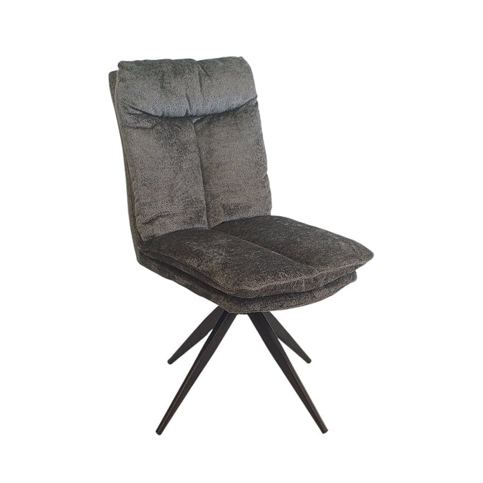 elevenpast dining chair Dark Grey Shelton Swivel Dining Chair DC-554/04 Dark Grey