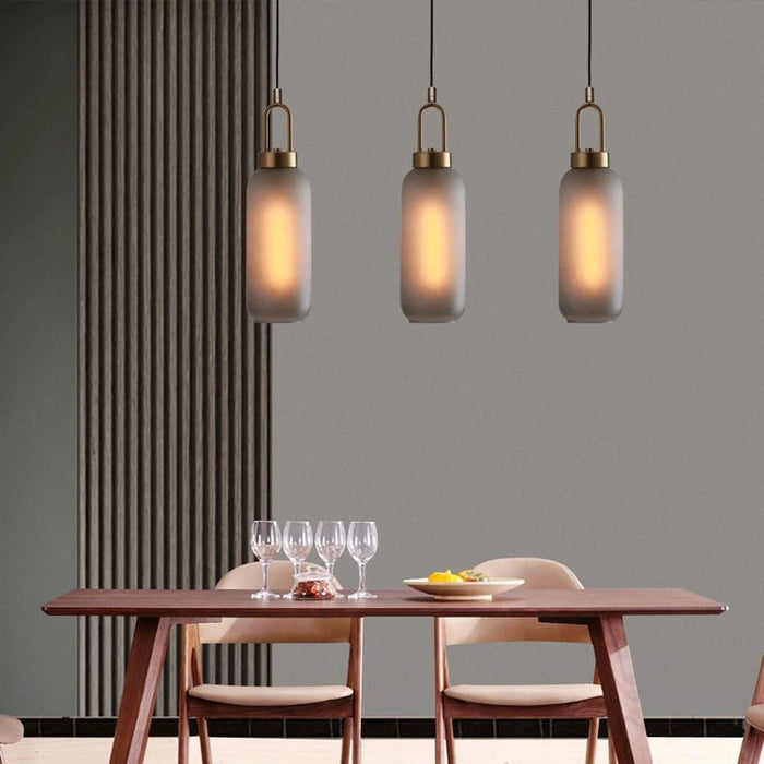 elevenpast Pendant Lights Nougat Glass Pendant Light Clear | Smoke