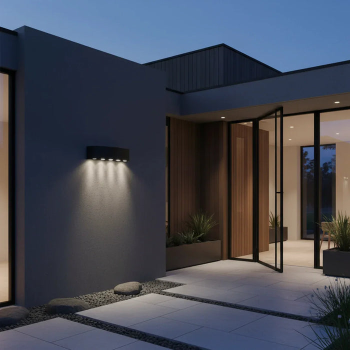 elevenpast LED wall light Twin Beam LED Wall Light – Small | Large