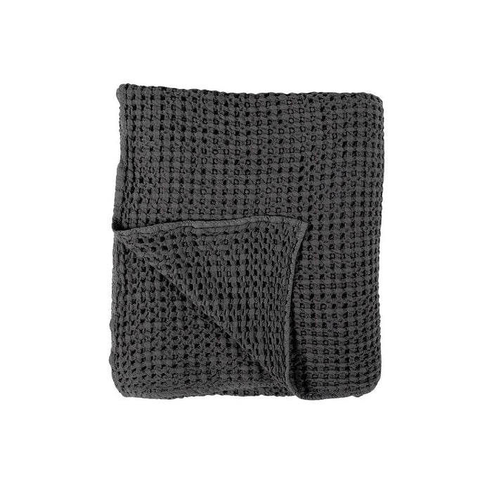 Hertex Haus throw Slate Double Layer Waffle in 5 Colours DEC01704