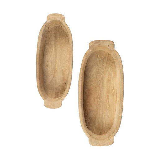 Hertex Haus Decorative Bowls Nutmeg / Large Makoro Wooden Bowl in Nutmeg or Onyx | Small or Large DEC02770