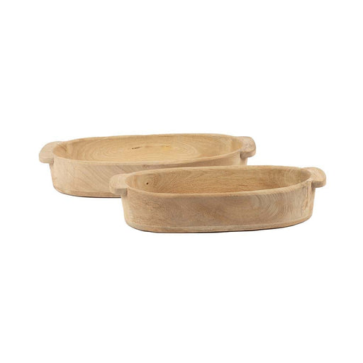 Hertex Haus Decorative Bowls Nutmeg / Small Makoro Wooden Bowl in Nutmeg or Onyx | Small or Large DEC02772