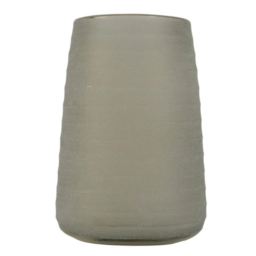 Hertex Haus vases Glacier Glass Vase in Limestone DEC02808