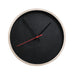 elevenpast Clocks Black Deep Frame Round Wall Clock Natural | Turquoise | Black | Grey DEEPFRAMEROUNDCLOCKB