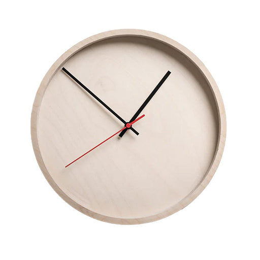 elevenpast Clocks Natural Deep Frame Round Wall Clock Natural | Turquoise | Black | Grey DEEPFRAMEROUNDCLOCKN