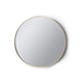 elevenpast Mirrors Gold / Medium Deep Frame Round Mirror Black | White | Gold | Bronze DEEPFRAMEROUNDMIRRORMG