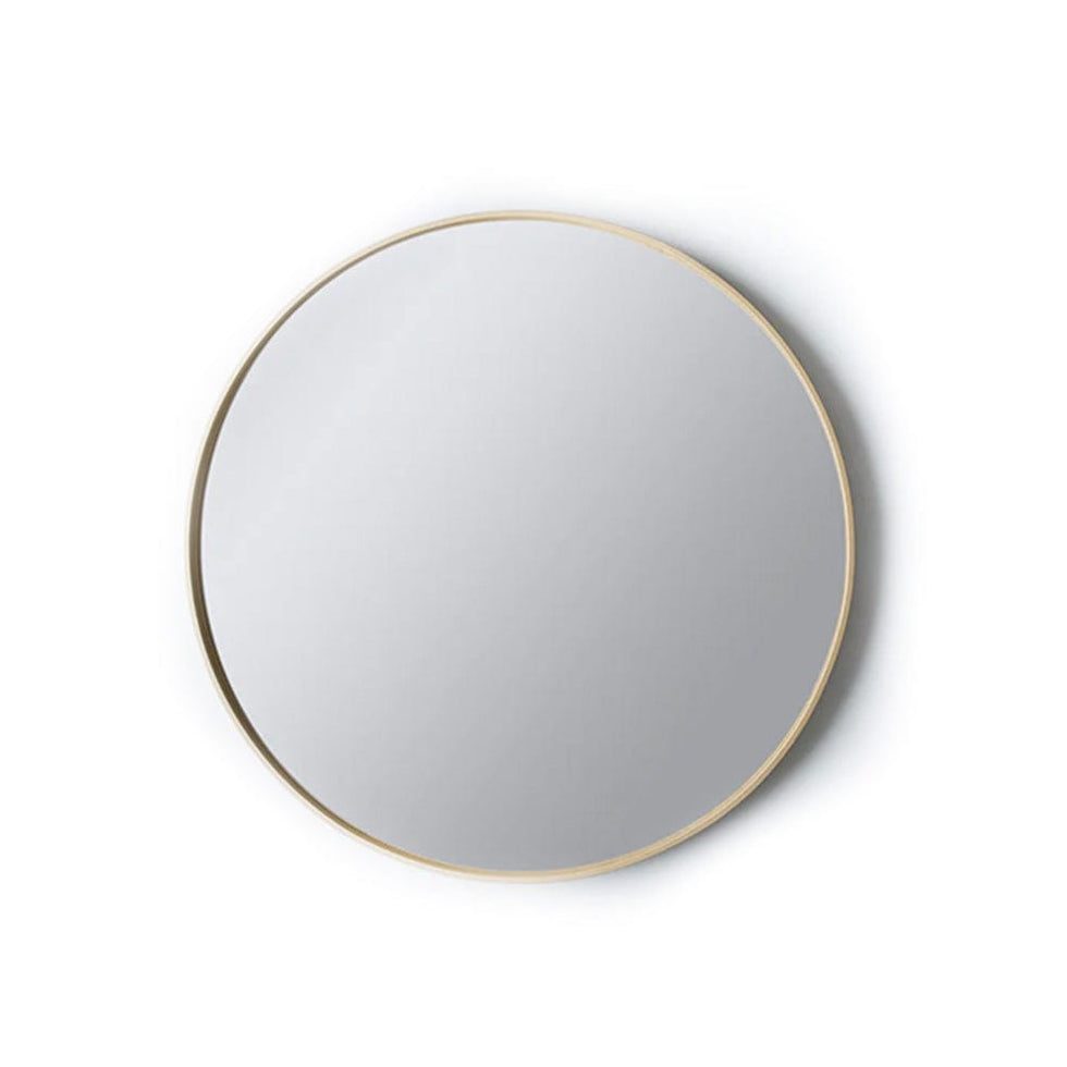 Deep Frame Round Mirror Black | White | Gold | Bronze– elevenpast