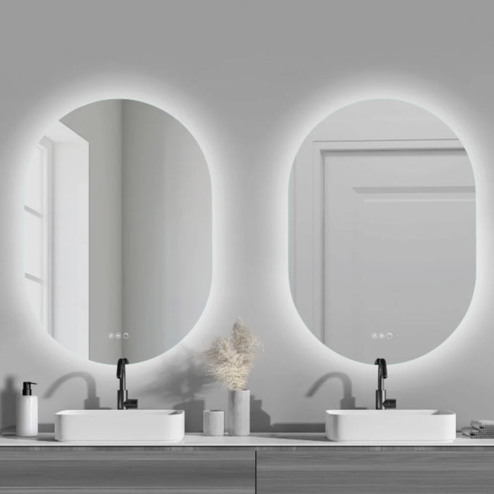 elevenpast Bathroom Mirror Denise Illuminated LED Bathroom Mirror - 2 Sizes