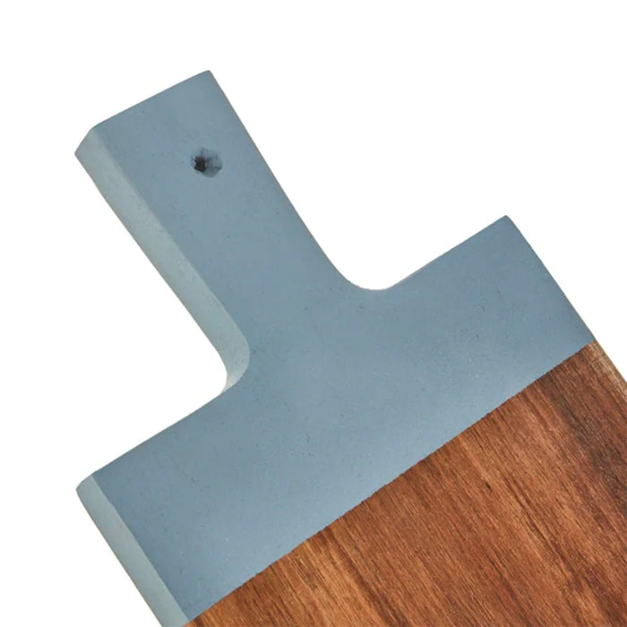 elevenpast serving plate Dipped Wooden Serving Board Blue - Small | Large