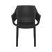 elevenpast Chairs Dora Stackable Outdoor Arm Chair – Black | Taupe