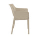 elevenpast Chairs Dora Stackable Outdoor Arm Chair – Black | Taupe